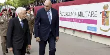 Mattarella visita l'Accademia militare di Modena dopo la cerimonia Mak P 100