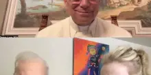 Il Papa al telefono con l'astronauta dello sbarco sulla Luna