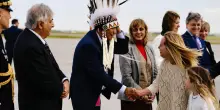 Vertice G7: incontro informale tra Meloni, Macron e altri leader