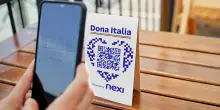 Qr-code a forma di cuore. Donazioni più facili con Nexi