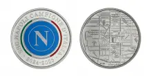 Dalla Zecca di Stato la medaglia per il Napoli campione d'Italia