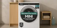 Lavatrice mini, ma potente: Candy da 5 kg in promozione, risparmia il 17% su Amazon
