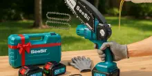 Questa è la mini motosega perfetta per i lavori manuali in giardino: oggi in super offerta