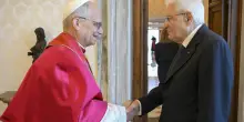 Mattarella, ho portato al papa l'affetto dell'Italia