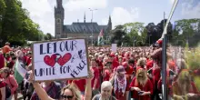 Bruxelles: Manifestazione di massa per Gaza, 110 mila persone chiedono sanzioni contro Israele