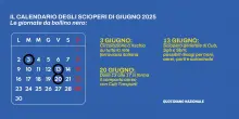 Scioperi giugno 2025, il calendario. Treni, bus e aerei: sarà un mese rovente