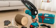 Giardinaggio facile e pratico con questa mini motosega: risparmia il 30% con coupon