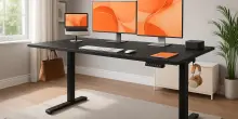 La scrivania regolabile più virale del momento la compri con il doppio sconto su Amazon