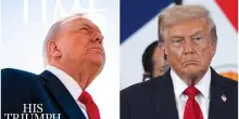 Time dedica la copertina a Trump, ma lui non gradisce: “Mi hanno cancellato i capelli”