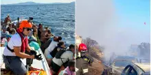 Inferno a Villasimius (Sardegna), le fiamme raggiungono la spiaggia: bagnanti salvati con i gommoni