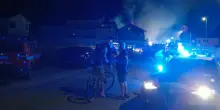 Palazzo a fuoco a Cherasco, evacuate due famiglie