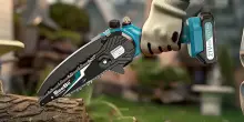 Taglia tutto senza fatica: buono sconto del 30% per la mini motosega portatile