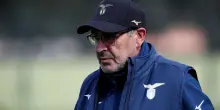 SS Lazio, dopo il malore Sarri in campo con la squadra