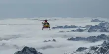 Alpinista in difficoltà portato alla Capanna Carrel
