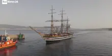 Nave Vespucci a Reggio Calabria,  In migliaia al porto per salire a bordo della regina delle navi