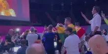 Eurovision, canta Melody e la sala stampa si scatena