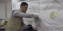Le bombe nei disegni, al Cairo la scuola per i bambini sfollati da Gaza