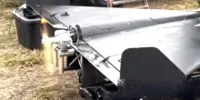L'elica del drone ucraino gira vorticosa poi il decollo: video del "Batyar" prodotto da Kiev