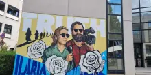 La Rai ricorda Ilaria Alpi e Miran Hrovatin: l'inaugurazione del murale nella sede di Saxa Rubra