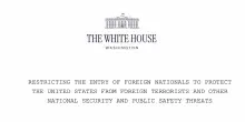 Il documento con cui Trump impone il divieto di ingresso negli Stati Uniti da 12 paesi