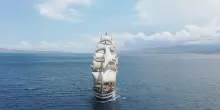 Cambio di comandante per nave Vespucci