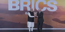 I leader dei Brics arrivano al Museo di Arte di Rio per il  vertice