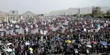 Sanaa: manifestazioni Houthi pro Gaza in Yemen