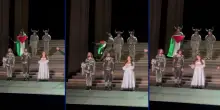 Londra, la lite per la bandiera palestinese sul palco della Royal Opera House, il video