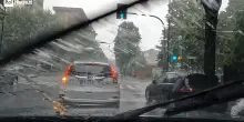 Maltempo, a Milano prosegue allerta gialla per temporali. Le immagini della camera car