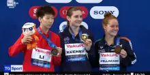 Mondiali sport acquatici, Chiara Pellacani è bronzo nel trampolino da un metro