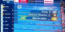 Azzurri d'argento nella staffetta 4x100sl maschile: le bracciate finali