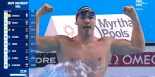 Mondiali nuoto, La splendida gara di Simone Cerasuolo, medaglia d'oro sui 50 rana. Il video