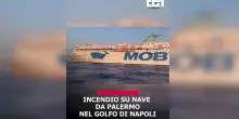 Incendio sul traghetto Palermo-Napoli, sarà trainato in porto