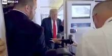Trump dall'Air Force One: "Vorrei un cessate il fuoco oggi"