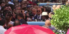 Funerali di Pippo Baudo, Al Bano si commuove: "Tornare qui è una grande emozione"