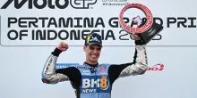 Motogp, in Indonesia vince Aldeguer. Caduti Marc Marquez, Bezzecchi e Bagnaia