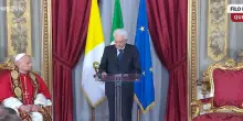 Italia-Santa Sede, Sergio Mattarella: "L'aggressione russa crea insicurezza sull'intera Ue"
