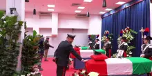 Padova, camera ardente dei carabinieri uccisi nell'esplosione a Castel d'Azzano