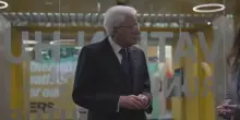 L'arrivo del presidente Mattarella all'aeroporto e la visita dell'Innovation Hub