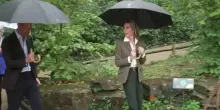 Kate e William sorpresi dall'acquazzone al Museo di Storia Naturale