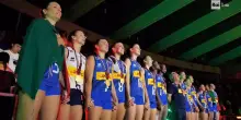 Volley, la premiazione e l'inno dell'Italia campione del mondo