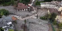 Dopo la frana a Blevio: fango e detriti, il drone in volo sulla frazione Girola