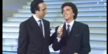 Christian a Sanremo cantava Aria e musica presentato da Pippo Baudo