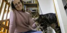 Prima la gravidanza, poi il cancro: ecco come il gatto Mitzi è diventato l’angelo custode di Georgina