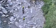 Sondrio, salvati 5 minorenni rimasti intrappolati in un torrente in piena