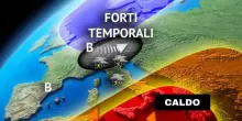 Breve fiammata estiva, da martedì tornano i temporali anche violenti