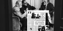Scalfari con Mastroianni e Gassman: la grande vecchiaia