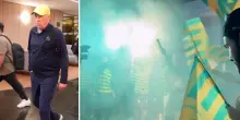 Calcio: Carlo Ancelotti in Brasile accolto da centinaia di tifosi in festa