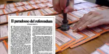 Il paradosso del referendum