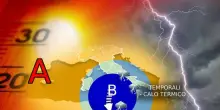 Previsioni meteo, una goccia di aria fresca scivola verso Sud con temporali e calo termico